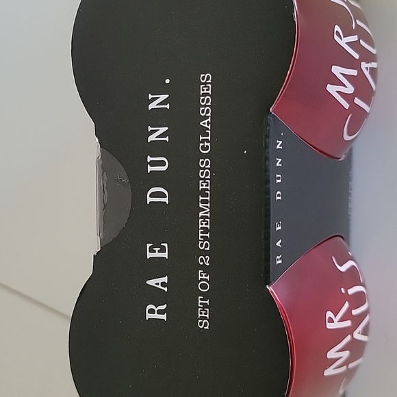 Rae Dunn Set of 2 Stemless Glasses - Picture 4 of 4